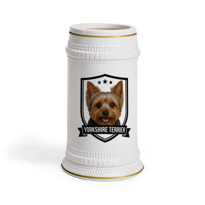 Yorkshire Terrier Beer Stein Mug | Heritage Crest Collection