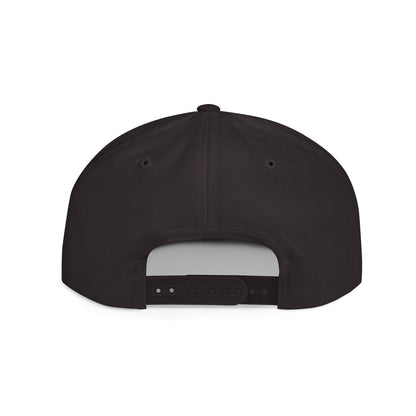 Embroidered Dog Lover Flat Bill Snapback