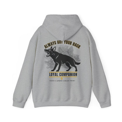 German Sheperd K-9 Hoodie - Always Got Your Back | Sassy Canine Collection™