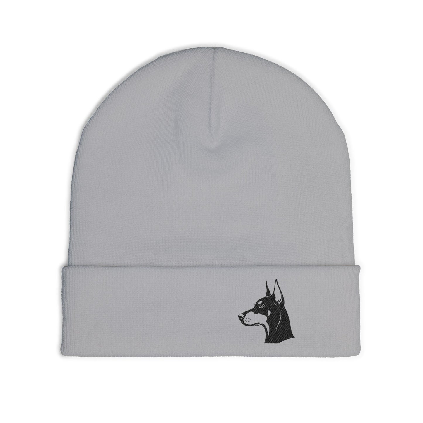 Doberman Embroidered Knit Beanie | SASSY CANINE COLLECTION™ | Premium Winter Hat