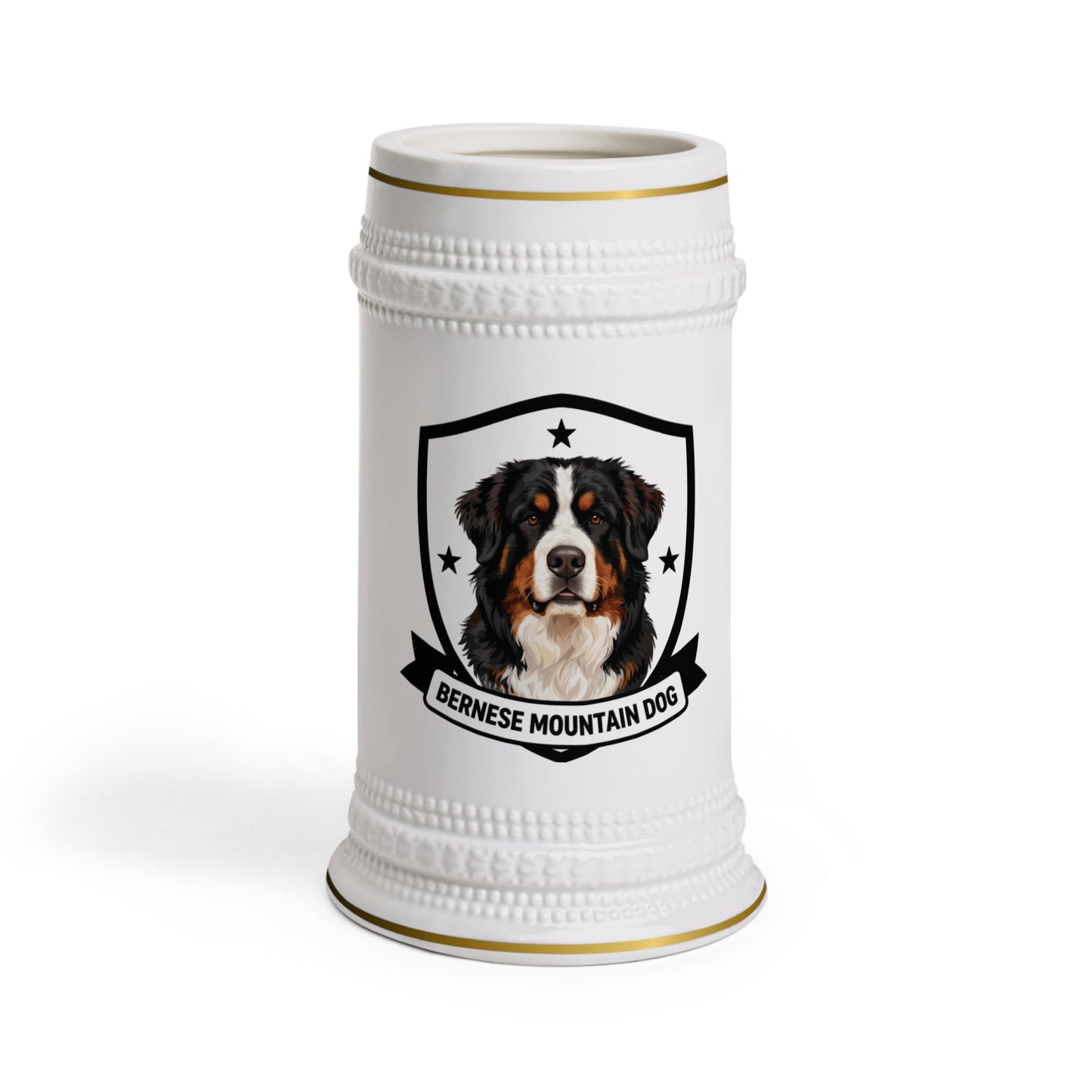 Bernese Mountain Dog Beer Stein | Heritage Crest Collection
