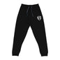 black sweater with embroidered dog love emblem