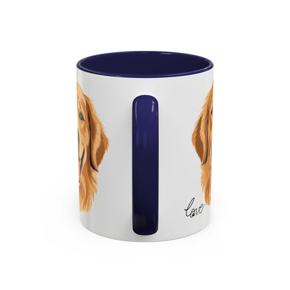 Golden Retriever Love Mug (11oz) (Free Shipping)