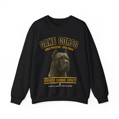 Sassy Canine Collection™ Cane Corso Noble Protector Crewneck Sweatshirt