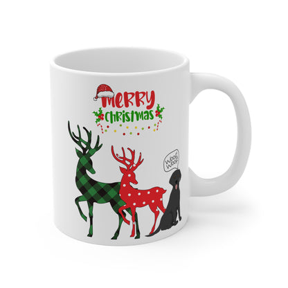 "MERRY CHRISTMAS" Dog Lover Mug 11oz