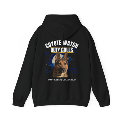 German Shepherd "Coyote Watch - Duty Calls" Hoodie