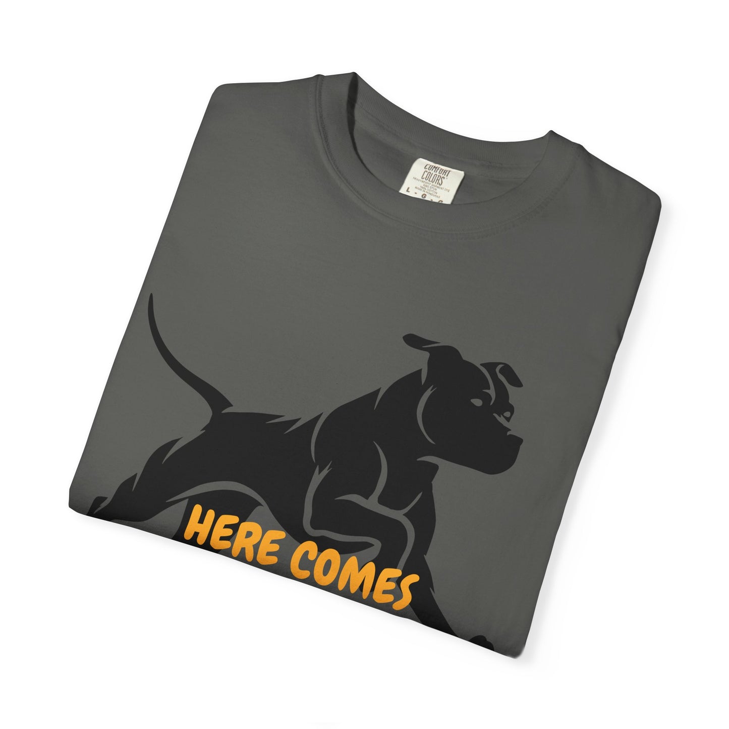 'Here Comes Trouble' Pitbull Graphic T-Shirt