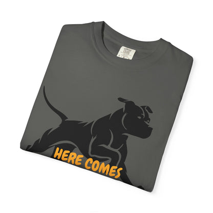 'Here Comes Trouble' Pitbull Graphic T-Shirt
