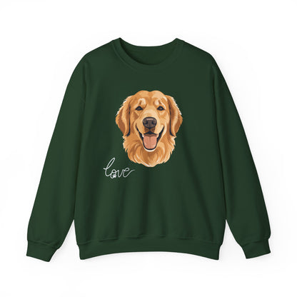 Golden Retriever "Love" Sweatshirt