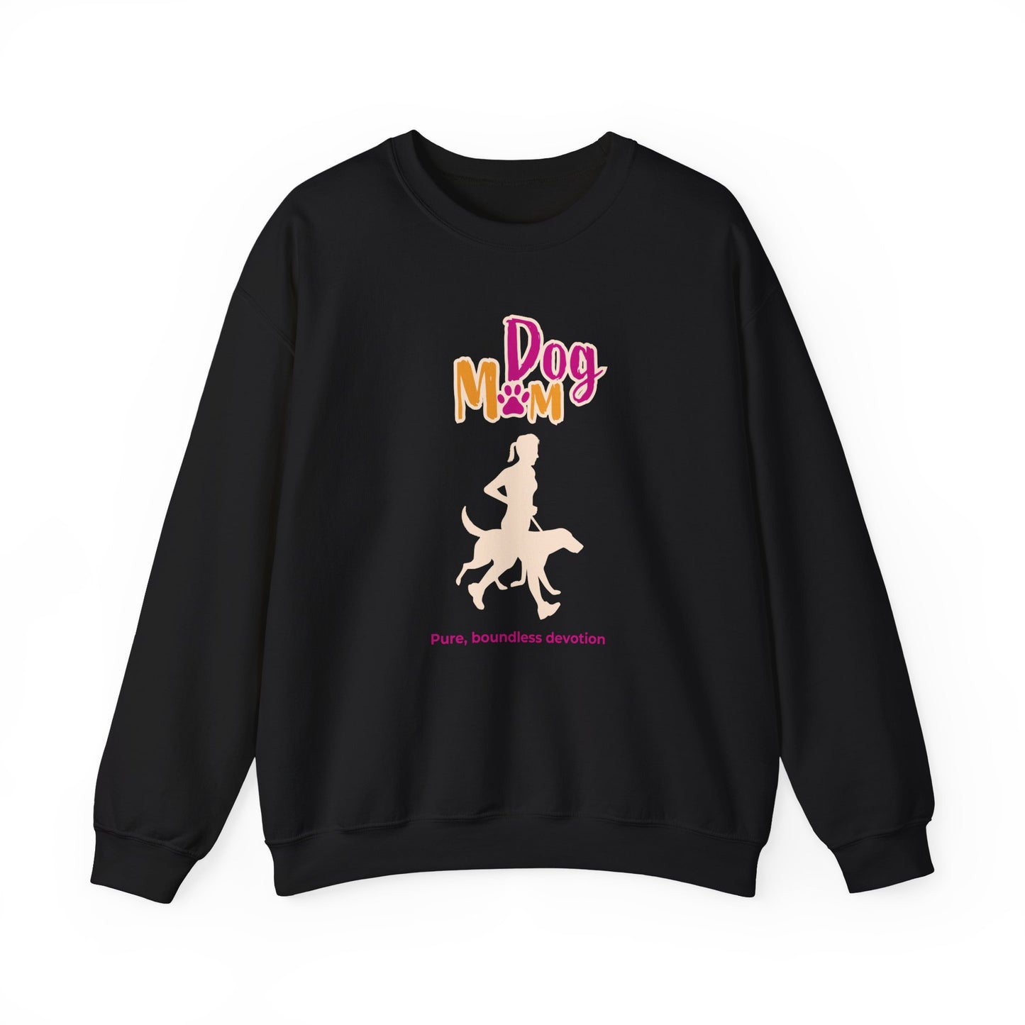 "Dog Mom...Pure, boundless devotion" Dog Lover unisex heavy blend crewneck sweatshirt