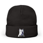 Embroidered Dogo Dog Knit Beanie — Cozy Winter Hat for Dog Lovers