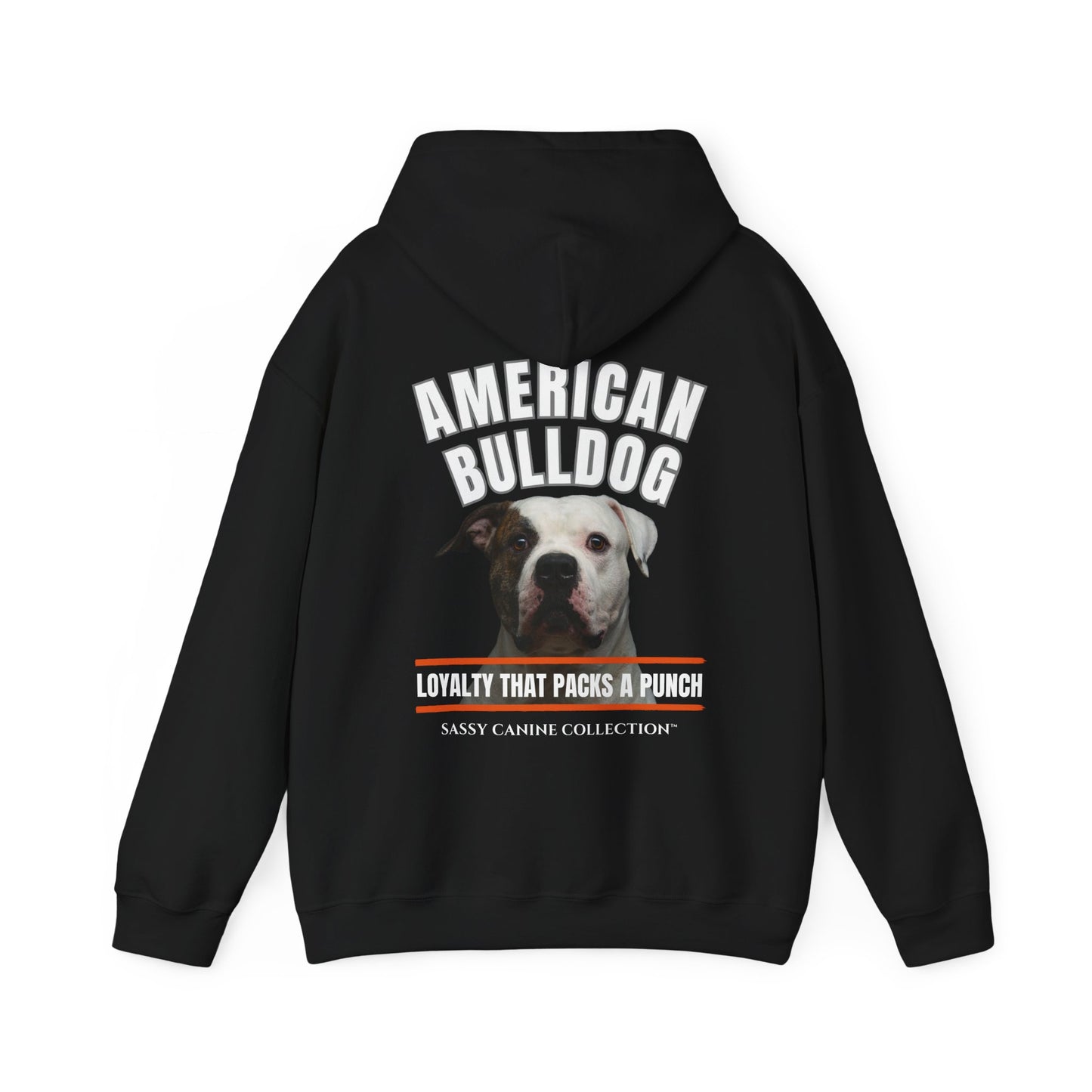 American Bulldog Hoodie | Loyalty That Packs a Punch | Premium Dog Lover Hoodie Sweatshirt