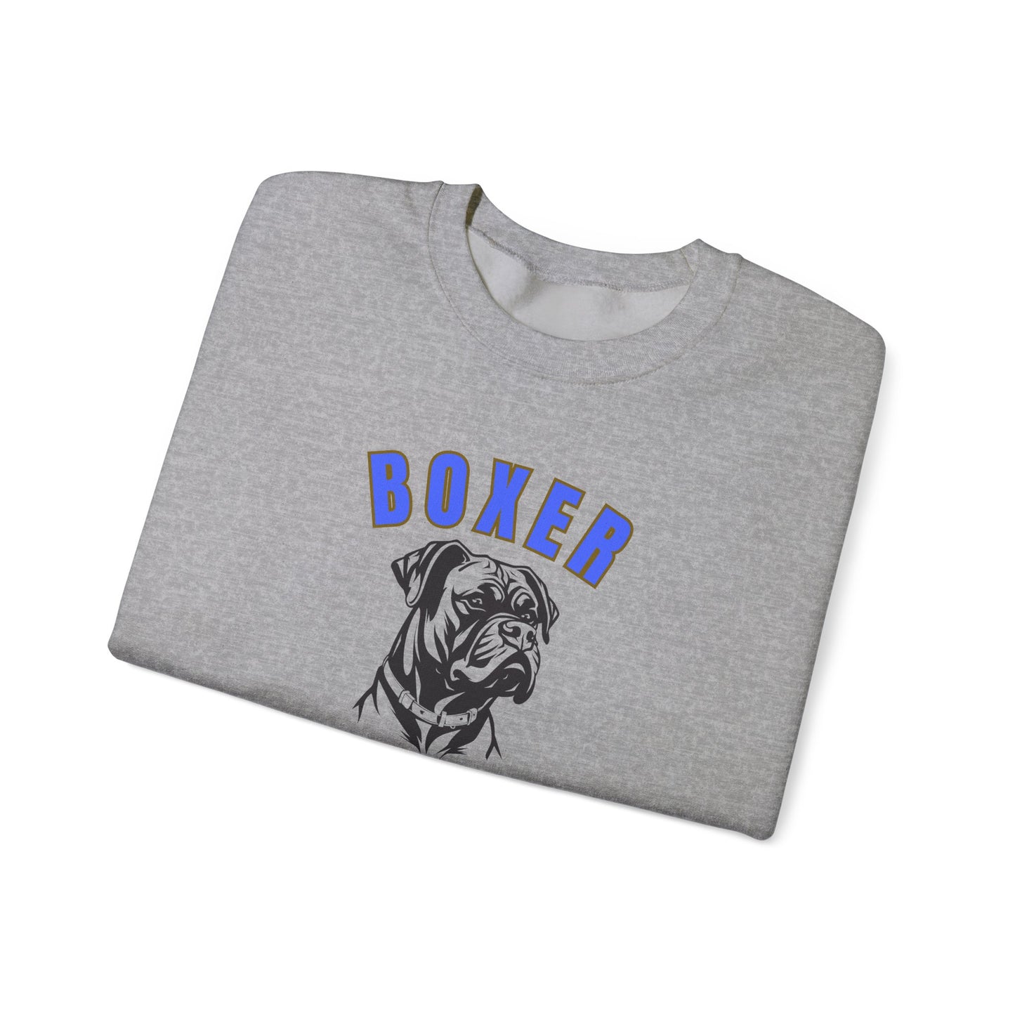 "Boxer...Courageous And Loving." Dog loverUnisex Heavy Blend™ Crewneck Sweatshirt