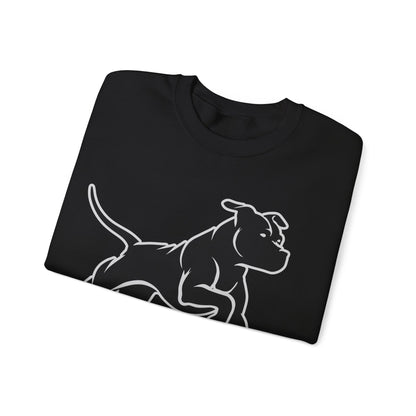 Here Comes Trouble Dog Crewneck Sweatshirt