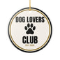 Dog Lovers Club Ceramic Christmas Ornament