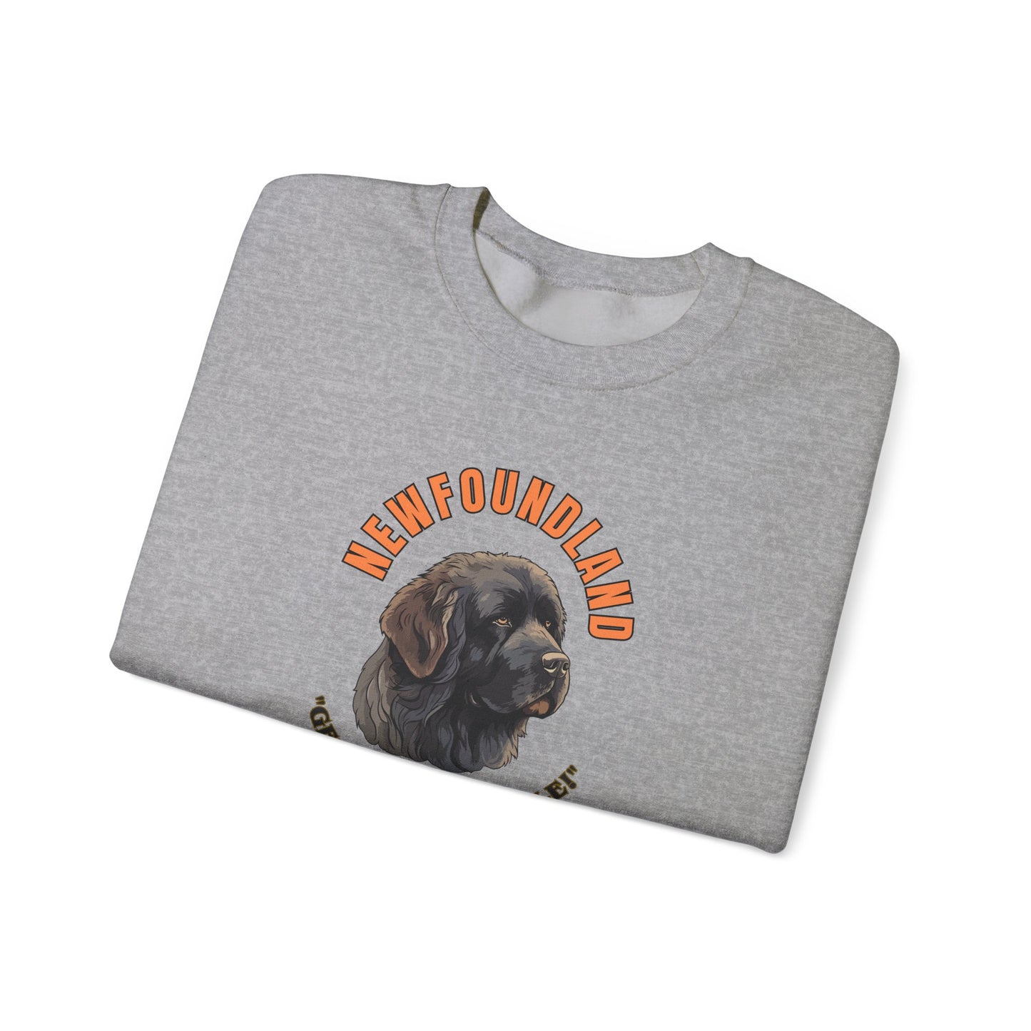 "Newfoundland...Gentle Giants Rule!" Dog lover Unisex Heavy Blend™ Crewneck Sweatshirt