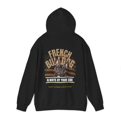 French Bulldog Hoodie - Frenchie Edition | Always By Your Side Unisex Heavy Blend Hooded Sweatshirt
