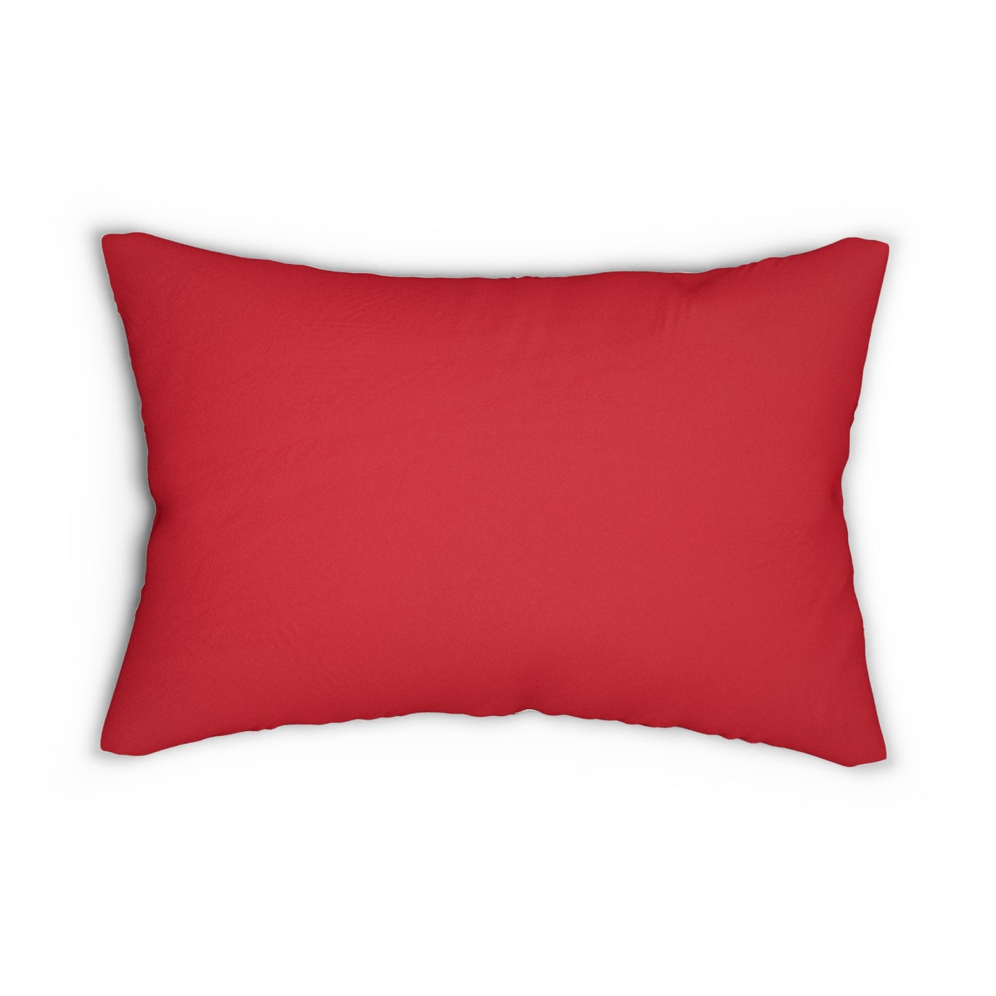 "Dog Lover Christmas Pillow" Spun Polyester Lumbar Pillow