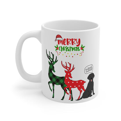 "MERRY CHRISTMAS" Dog Lover Mug 11oz