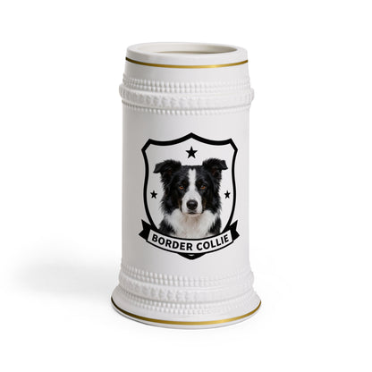 Border Collie Beer Stein | Heritage Crest Collection