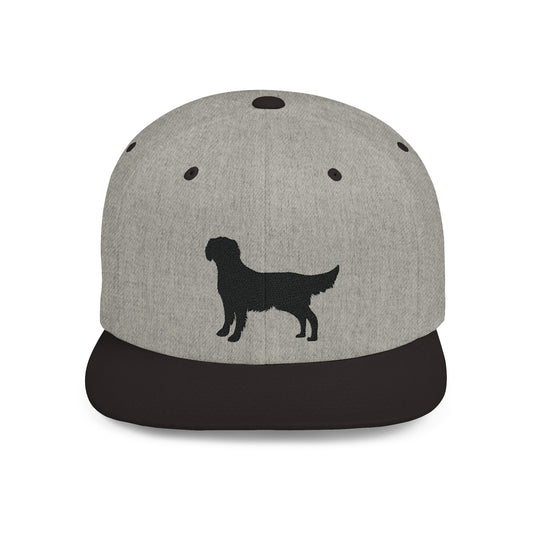 Dog Lover Embroidered Flat Bill Snapback cap