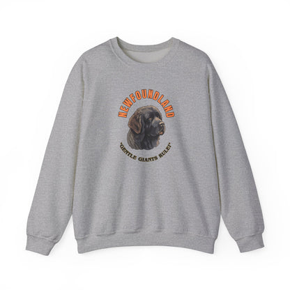 "Newfoundland...Gentle Giants Rule!" Dog lover Unisex Heavy Blend™ Crewneck Sweatshirt