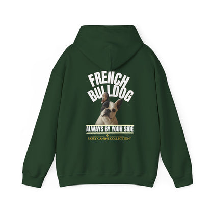 French Bulldog Hoodie - Frenchie Edition | Always By Your Side Unisex Heavy Blend Hooded Sweatshirt