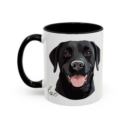 Black Labrador Love Mug (11oz)