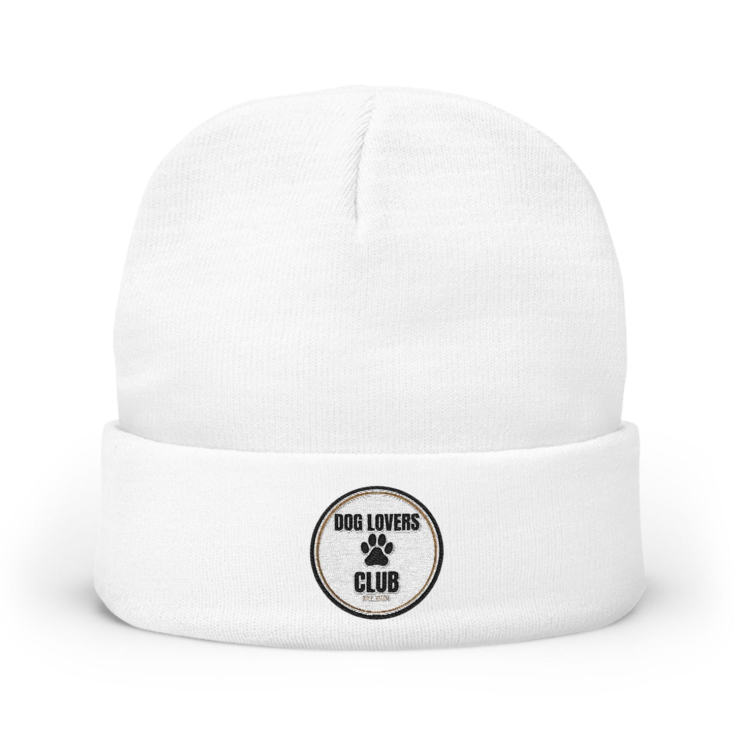 Dog Lover Embroidered Knit Beanie | SASSY CANINE COLLECTION™ | Premium Winter Hat