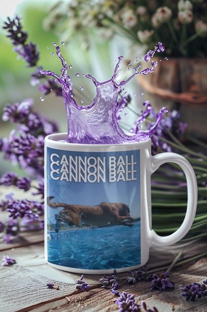 "Cannon Ball" Dog Lover Mug 11oz