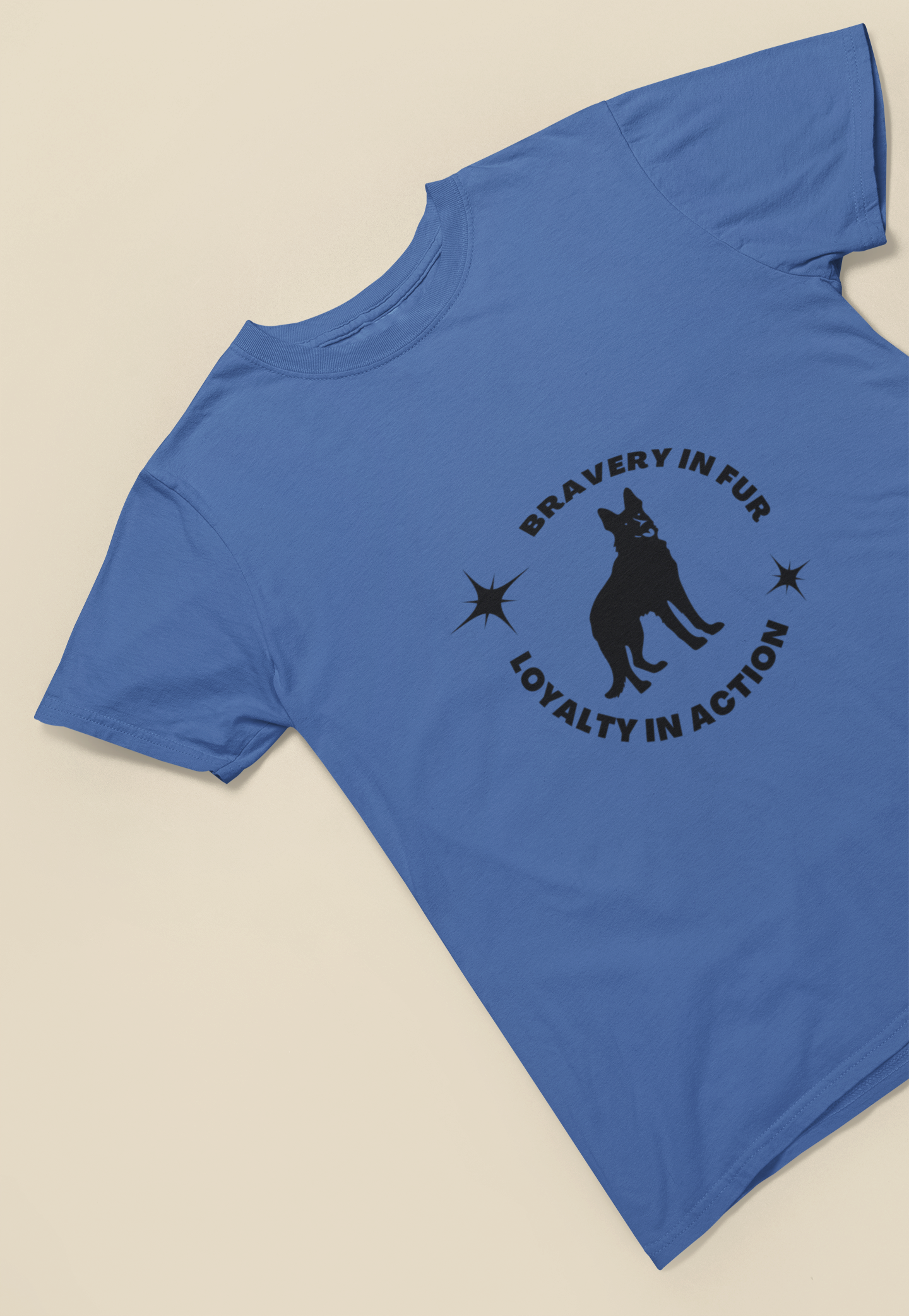 "Bravery in Fur....Loyalty in Action"  K-9 Lovers Unisex Softstyle T-Shirt