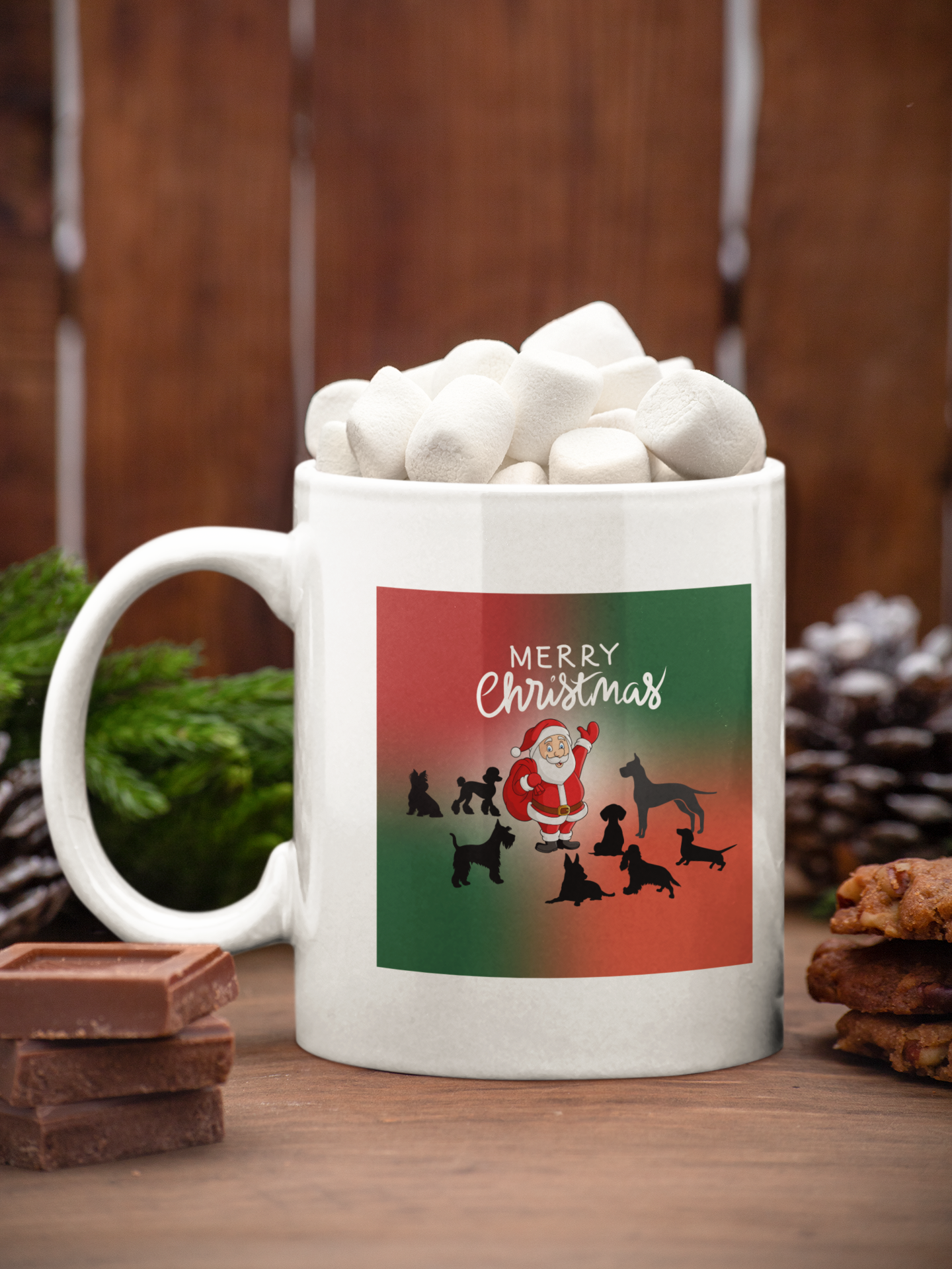 "Santa's Pup's" Mug  11oz