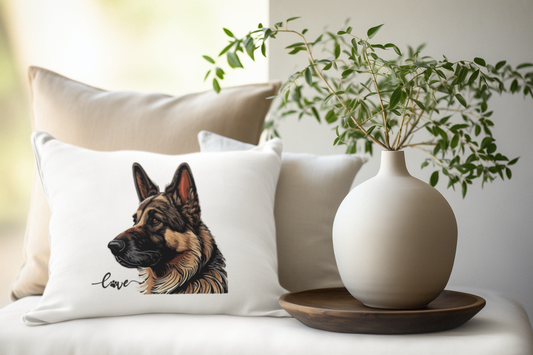 German Sheperd Lover  20x14 Lumbar Pillow (Free Shipping)