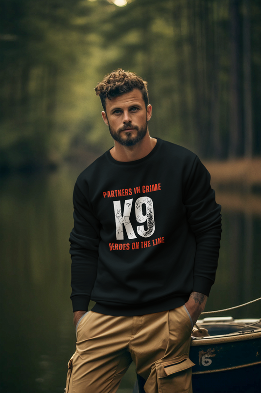 "K9 Partners In Crime Heroes On The Line" Sweatshirt
